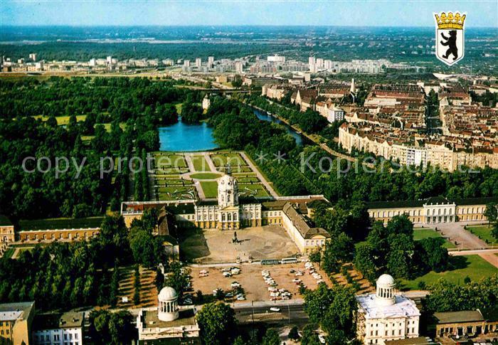 BERLIN CITY Fliegeraufnahme Charlottenburger Schloss