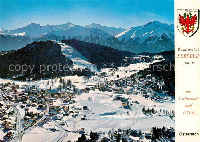 Seefeld Tirol Fliegeraufnahme mit Gschwandtkopf
