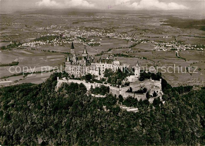 Burg Hohenzollern Fliegeraufnahme Hechingen