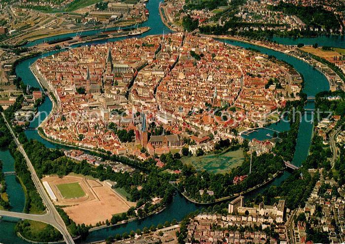LueBECK  CITY Fliegeraufnahme