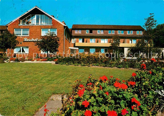 Buesum Nordseebad Kurpark mit Reichsbund-Heim