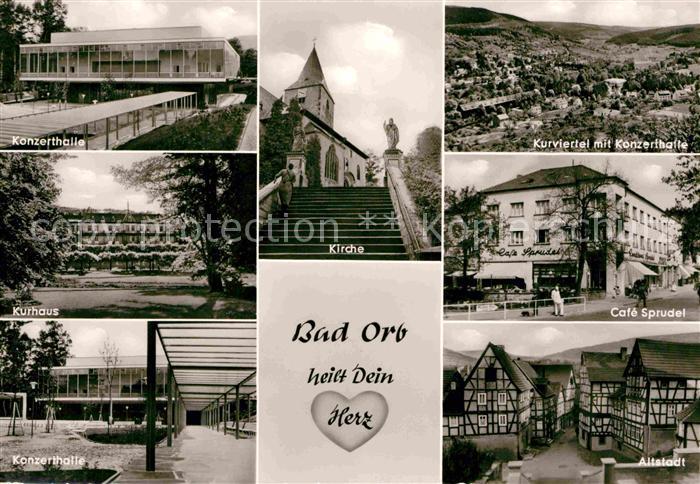 Bad Orb Kirche Kurviertel Konzerthalle Altstadt Kurhaus
