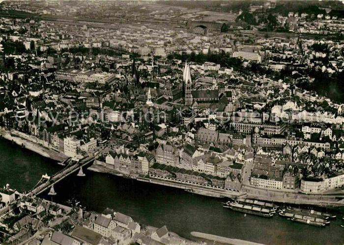 BREMEN  CITY Fliegeraufnahme