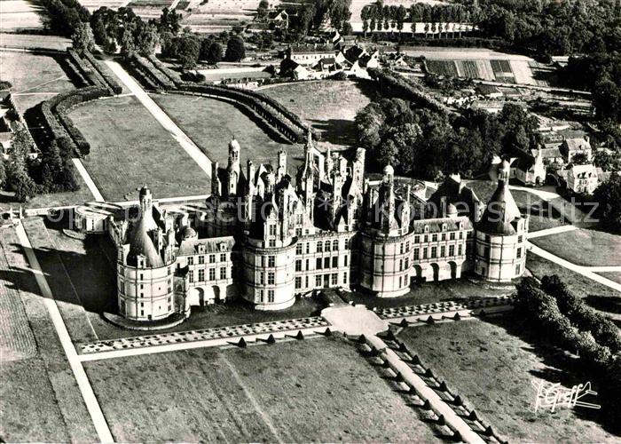 Chambord Blois Fliegeraufnahme Chateau