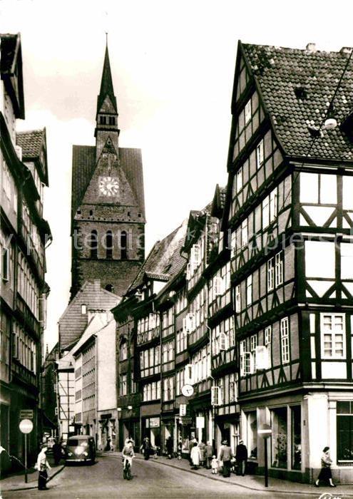 HANNOVER  CITY Kramerstrasse mit Marktkirche