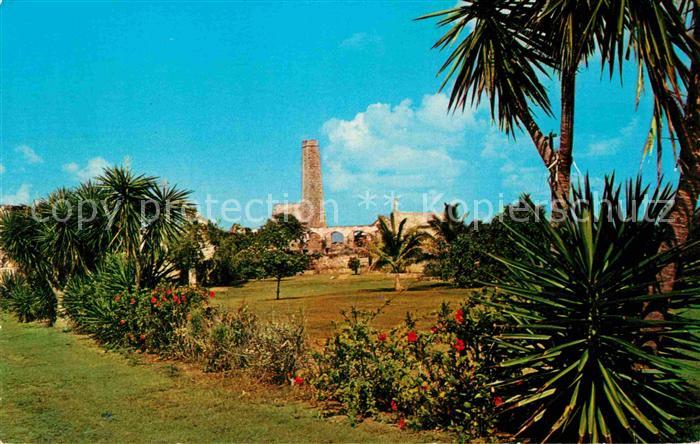 Saint Croix Virgin Islands Ruins of Old Sugar Factory at Estate Judiths Fancy