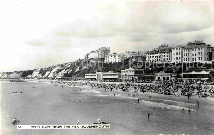 Bournemouth West Cliff from the Pier