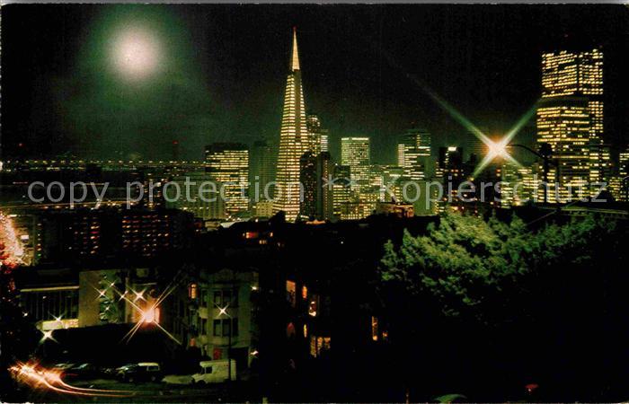 San Francisco California The Romance of San Francisco at night