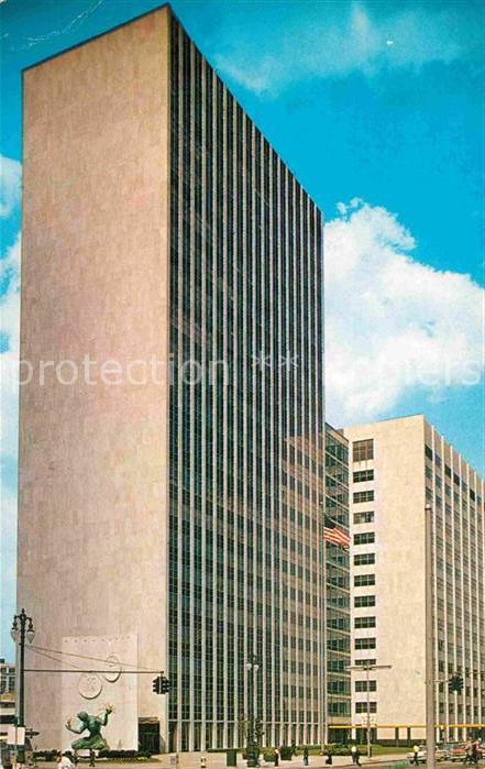 Detroit Michigan City County Building