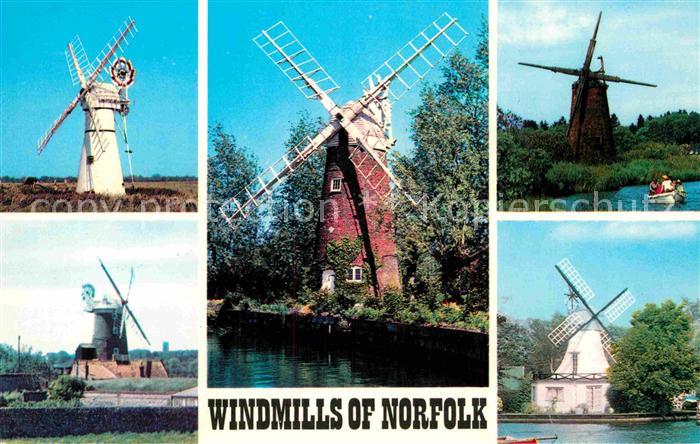 Norfolk Norwich Windmills Windmuehlen