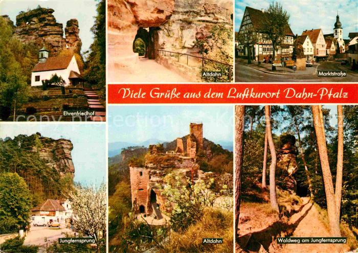 Dahn Ehrenfriedhof Altdahn Marktstrasse Waldweg am Jungfernsprung