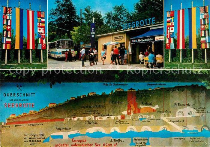 Hinterbruehl Niederoesterreich Seegrotte Europas groesster unterirdischer See Qu