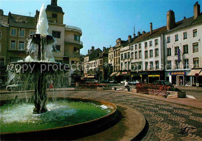 Thionville Jet d_eau Place du Marche