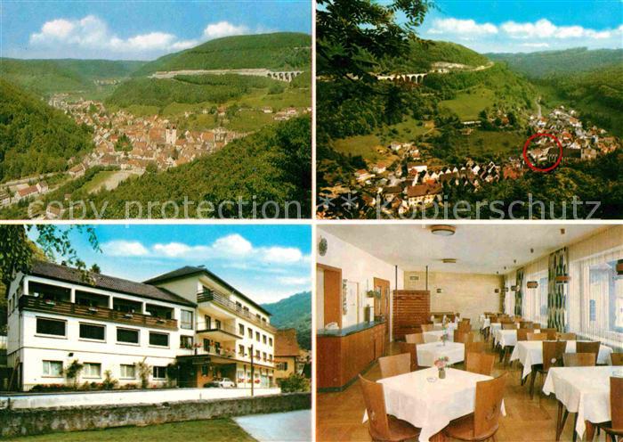 Wiesensteig Hotel Pension Zur Tuerkei Landschaftspanorama Schwaebische Alb