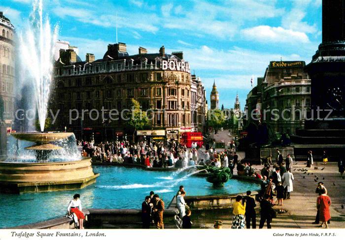 London Trafalgar Square Fountains