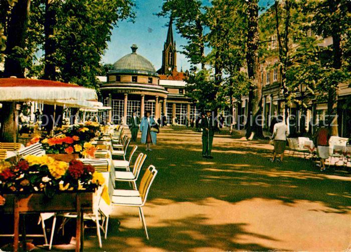 Bad Pyrmont Hylliger Born Strassencafe Deutschlands schoenster Kurpark