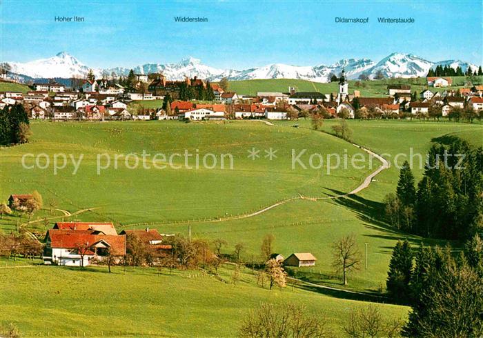 Scheidegg Allgaeu Panorama Kurort Alpen