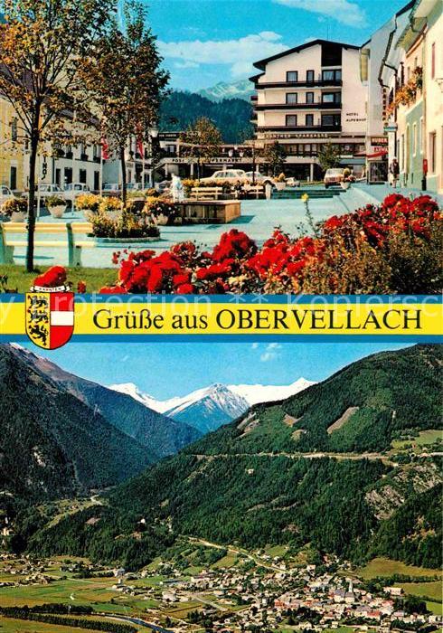 Obervellach Kaernten Marktplatz Panorama Luftkurort Alpen