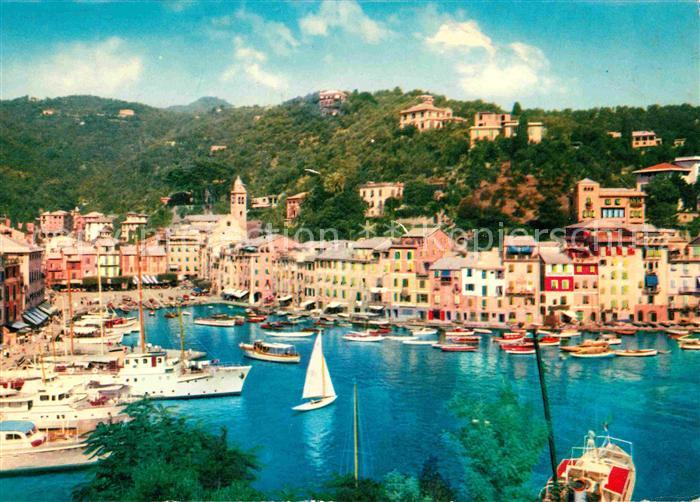 Portofino Liguria Panorama Hafen