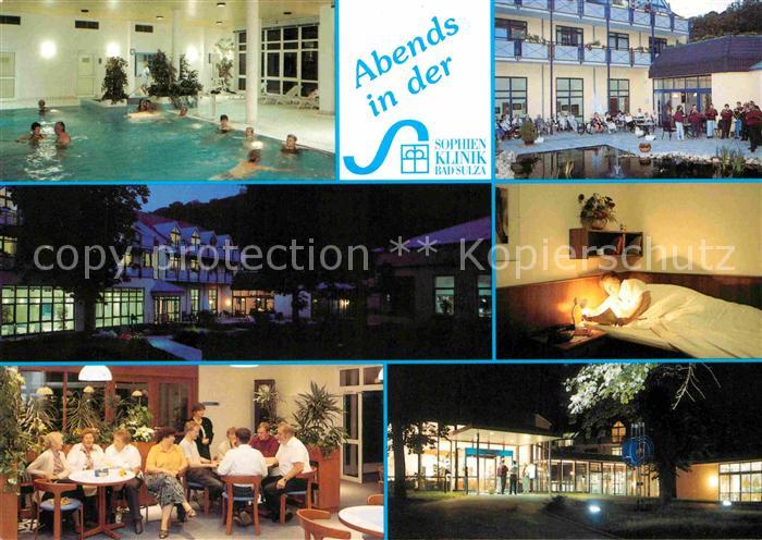 Bad Sulza Abends in der Sophien Klinik Hallenbad