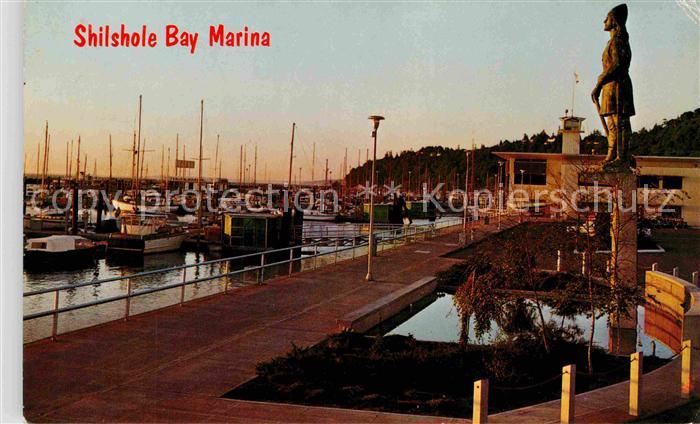 Seattle Shilshole Bay Puget Sound Hafen Statue Leif Erikson