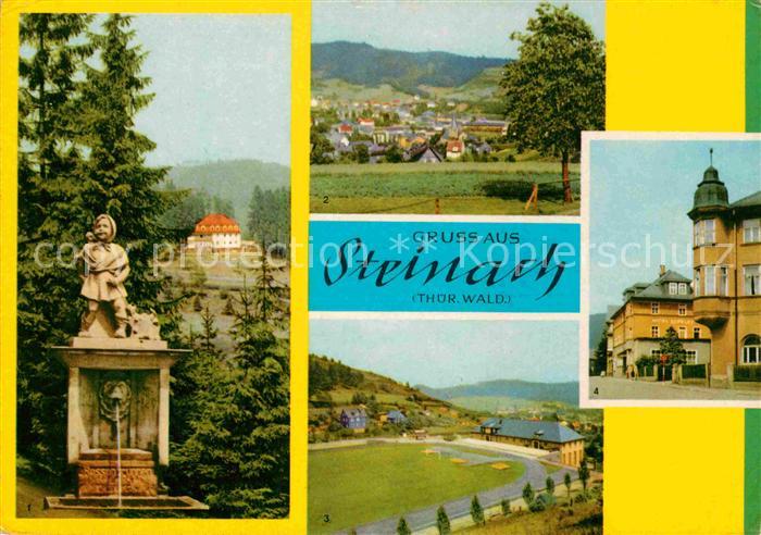 Steinach Thueringen Rossenbrunnen Sanatorium Stadion Hotel Loreley