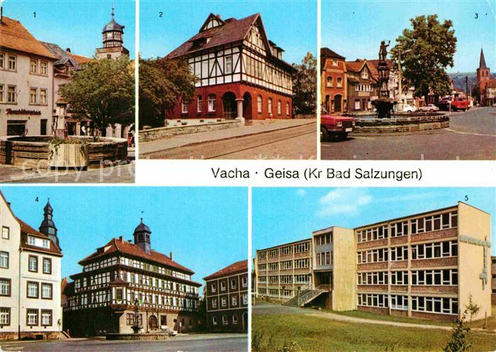 Vacha  Markt Rathaus Geisa Markt Rudi Arnstadt Schule