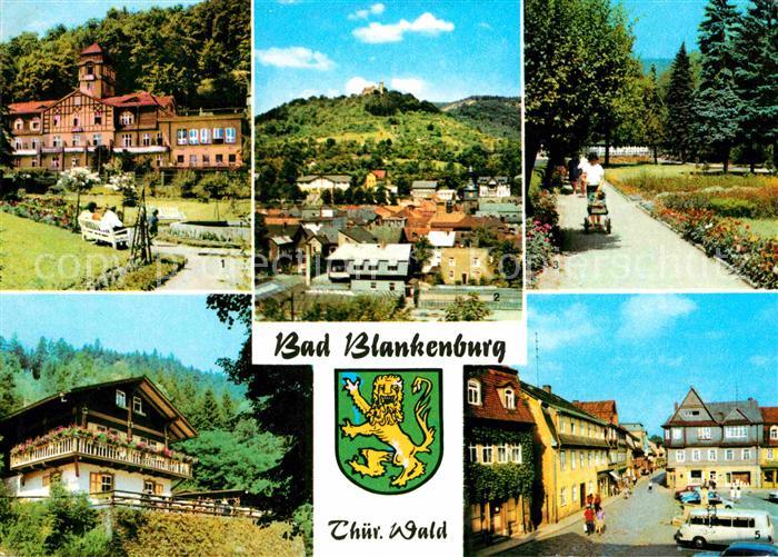 Bad Blankenburg Parkanlagen Schwarza Schweizerhaus  Schwarzatal Markt