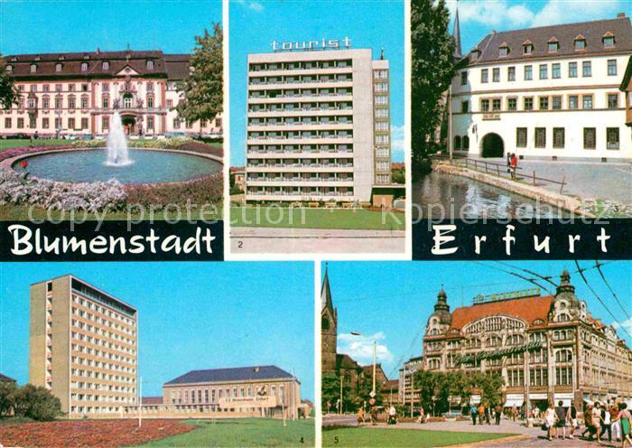 ERFURT  CITY Platz der DSF Hotel Tourist Paedagogisches Institut Comthurhof Ange
