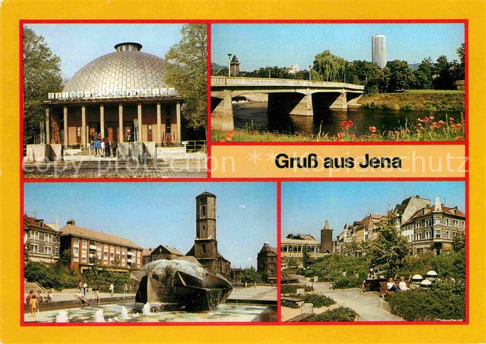 Jena Thueringen Zeiss Planetarium Platz der Kosmonauten Paradiesbruecke