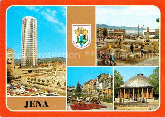 Jena Thueringen Universitaetshochhaus Forschungshochhaus Carl Zeiss Planetarium