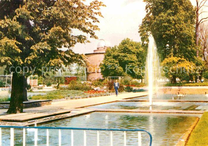 ERFURT  CITY Internationale Gartenbauausstellung Wasserspiele Volkssternwarte