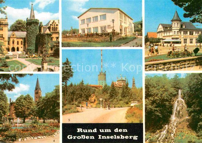 Brotterode Grossen Inselberg Trusetaler Wasserfall