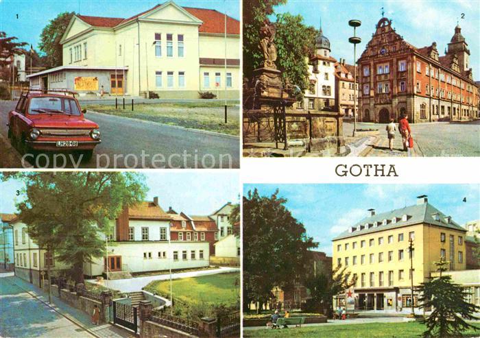 Gotha Thueringen Klubhaus Rathaus Tivoli Kulturhaus
