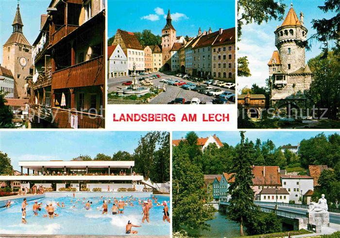 Landsberg Lech Schwimmbad Hauptplatz Lech