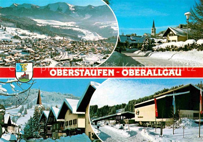 Oberstaufen Oberallgaeu Bayern Winter Panorama