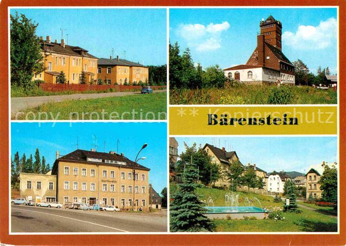 Baerenstein Annaberg-Buchholz Ferienhem VEB Chemieanlagenbau HO Gaststaette Berg