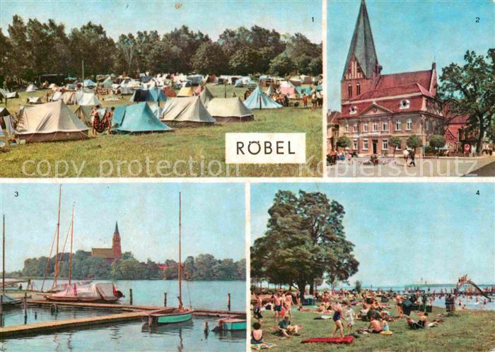 Roebel Mueritz Zeltplatz Rathaus Badeanstalt