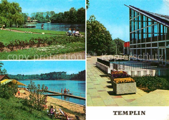 Templin Ratsteich FDGB Badestadt Luebbesee FDGB Erholungsheim Salvador Allende