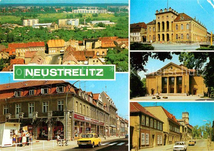 Neustrelitz Rathaus Wilhelm Pieck Strasse Friedrich Wolf Theater