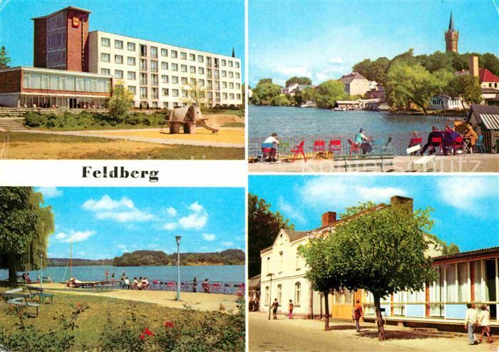 Feldberg Mecklenburg FDGB Erholungsheim Freundschaft Bettenhaus Terrasse Haussee
