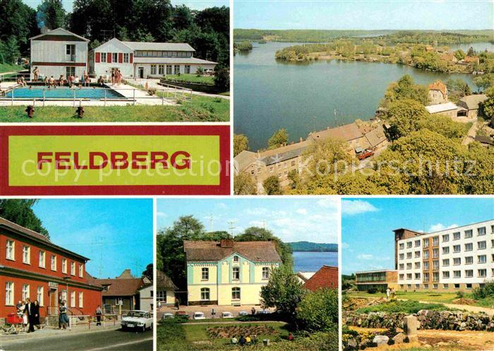 Feldberg Mecklenburg Erholungsheim BMK Ost Stieglitzenkrug Haussee Rathaus