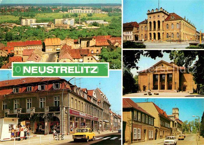 Neustrelitz Wilhelm Pieck Strasse Rathaus Friedrich Wolf Theater
