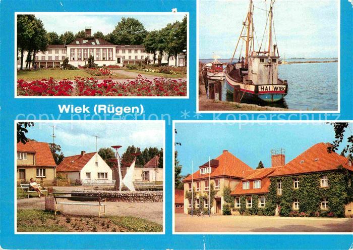 Wiek Ruegen Kinderkurheim Frohe Zukunft Hafen Friedensplatz Polytechnische Obers