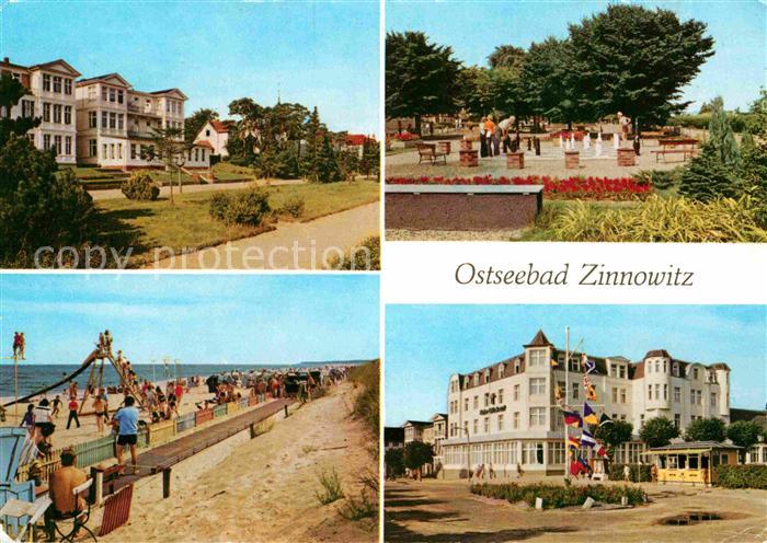 Zinnowitz Ostseebad Promenade Voelkerfreundschaft Kegelbahn Strand Minigolf