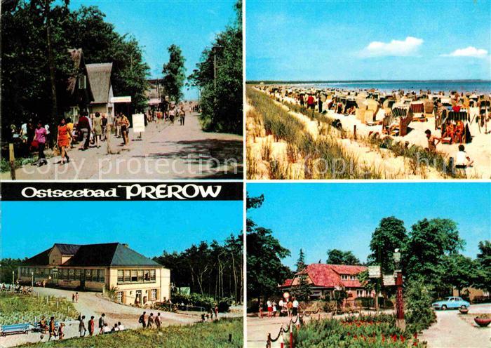 Prerow Ostseebad Strand Promenade Ortsansicht