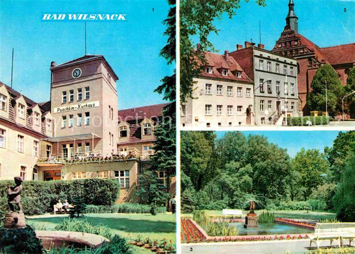 Bad Wilsnack Puschkin Kurhaus Kurpark