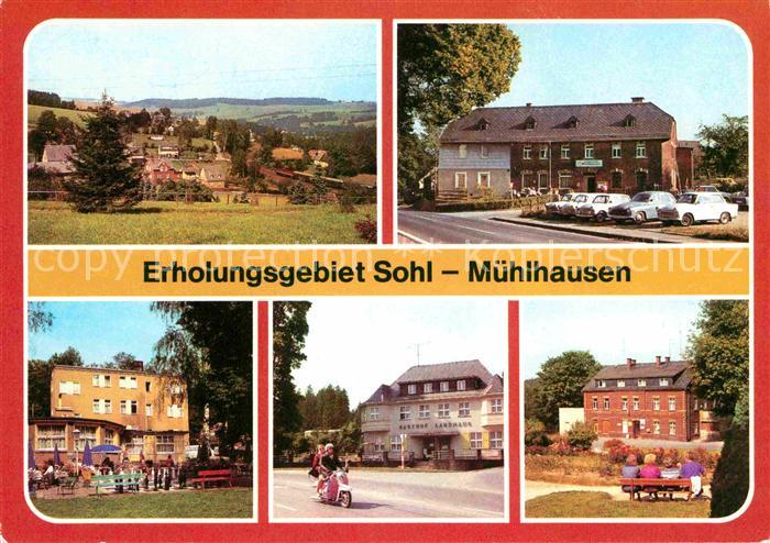 Muehlhausen Vogtland Erholungsgebiet Sohl Speisegaststaette Ferienheim Adorf