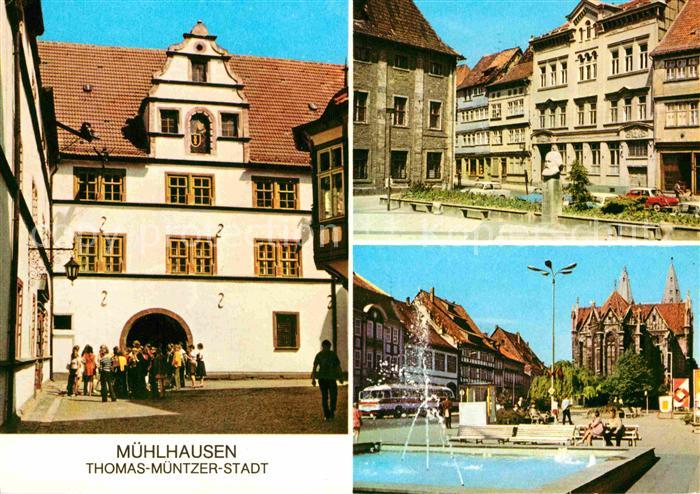Muehlhausen Vogtland Rathaus Karl Marx Platz Wilhelm Pieck Platz