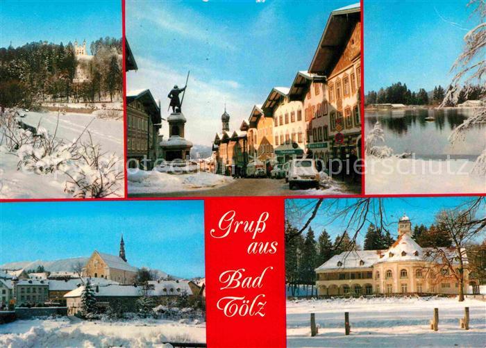 Bad Toelz Ortsansichten Kurklinik Winter